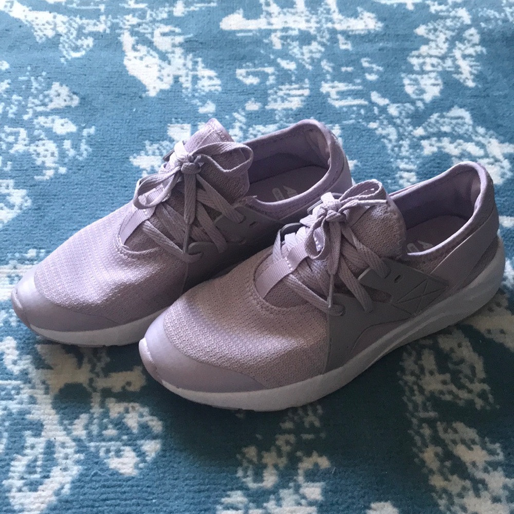 Lavender tennis shoes